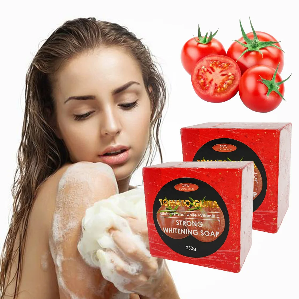 

TOMATO 5D GLUTA Gluta terminal white + Vitamin C Strong Whitening 5 days action soap