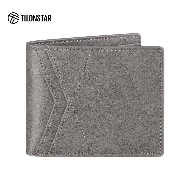 

2021 Fashionable Luxury Purse Casual Small Mini Rfid Blocking Wallet Genuine Leather Wallet Men