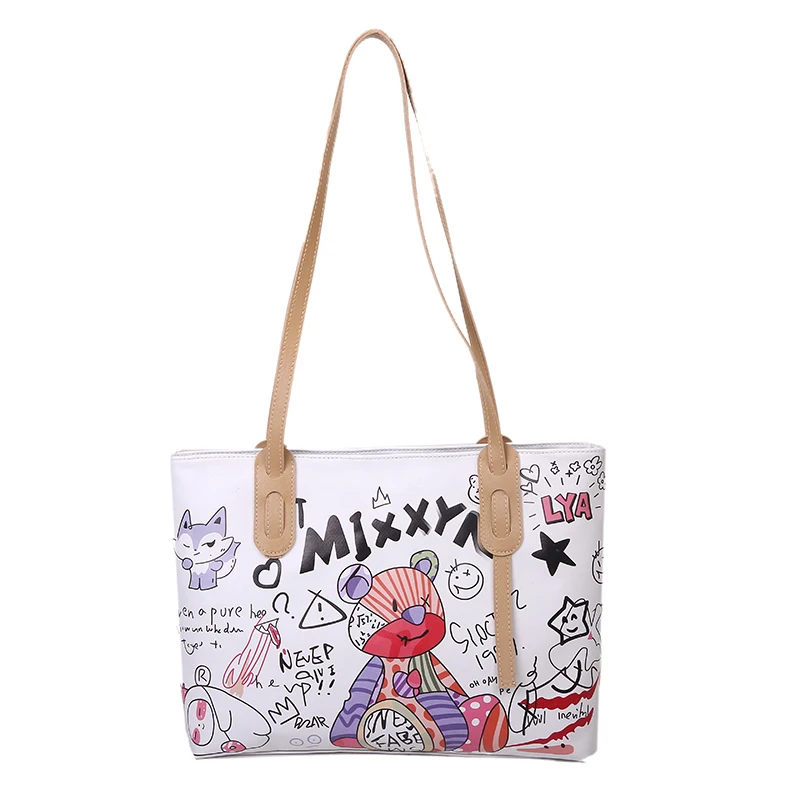 

2021 Fashion Graffiti Handbags Ladies Shoulder Bags Woman Tote Bag