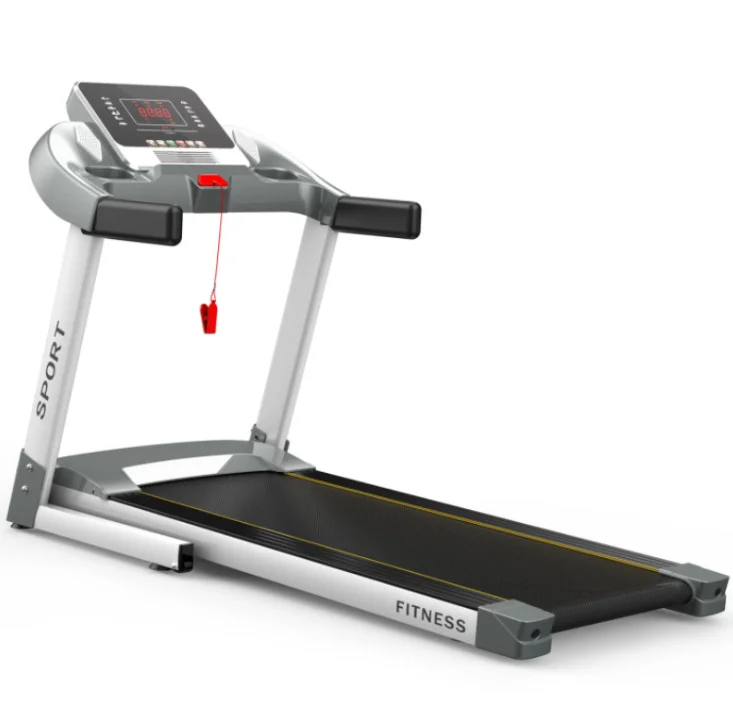 

Multifunctional electric folding indoor and outdoor treadmill, Black