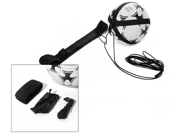 Football Kick Trainer Aids Hands Free Throw Sole Practice Soccer ...