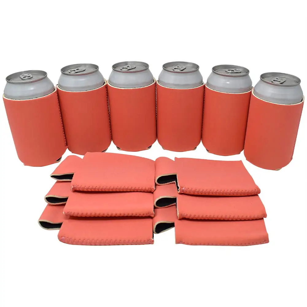 Neoprene can cooler sleeve showing material thickness and insulation properties