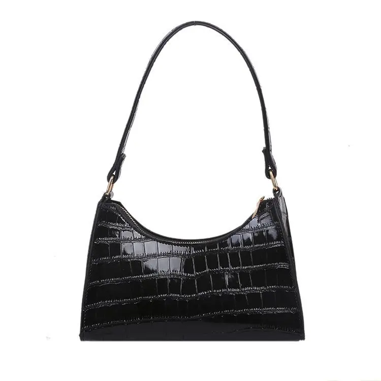 

Fashion Exquisite Shopping Bag Retro Casual Women Totes Shoulder Bags Female Leather Solid Color Chain Handbag Shoulder Bags, White,purple,yellow,black,pink