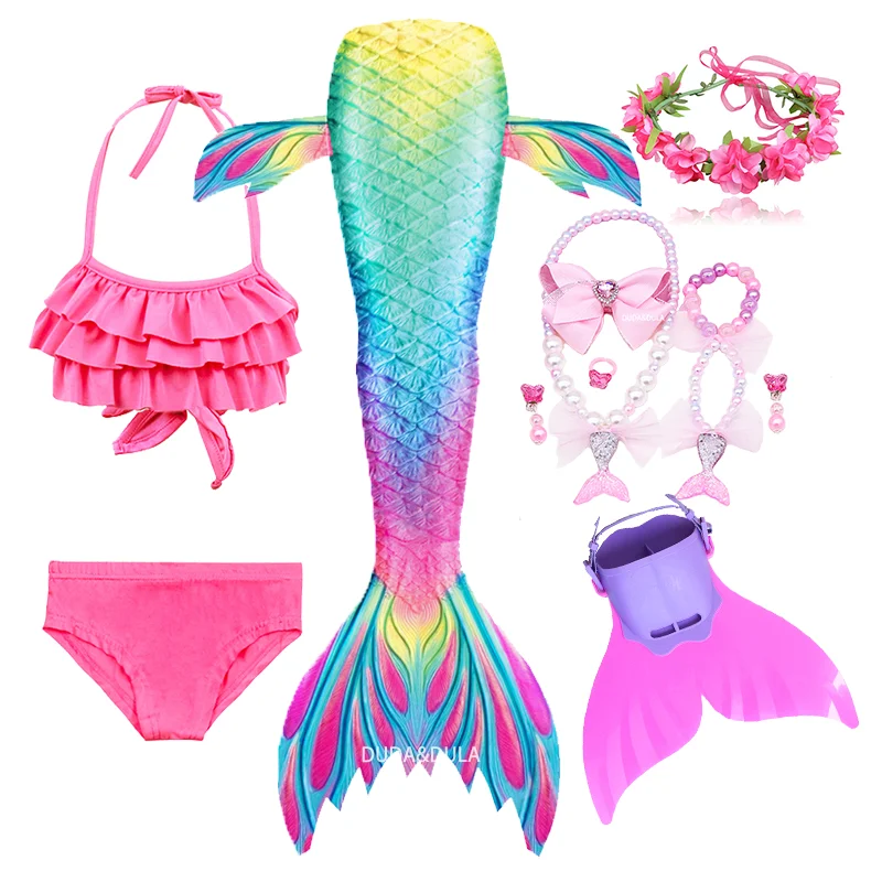 

Bikini swimwear Mermaid tails for girls swimsuit kids, Customized color