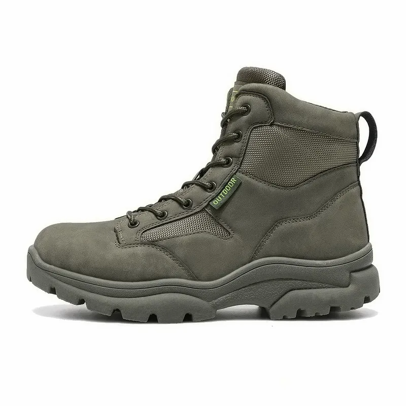 

Outdoor High top men's Mountain combat tactical trekking military Hiking Army Boots