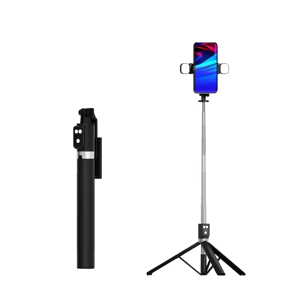 

New A12 Tiktok Aluminium Alloy Bluetooth beauty fill light 1.7m floor integrated tripod bracket selfie stick