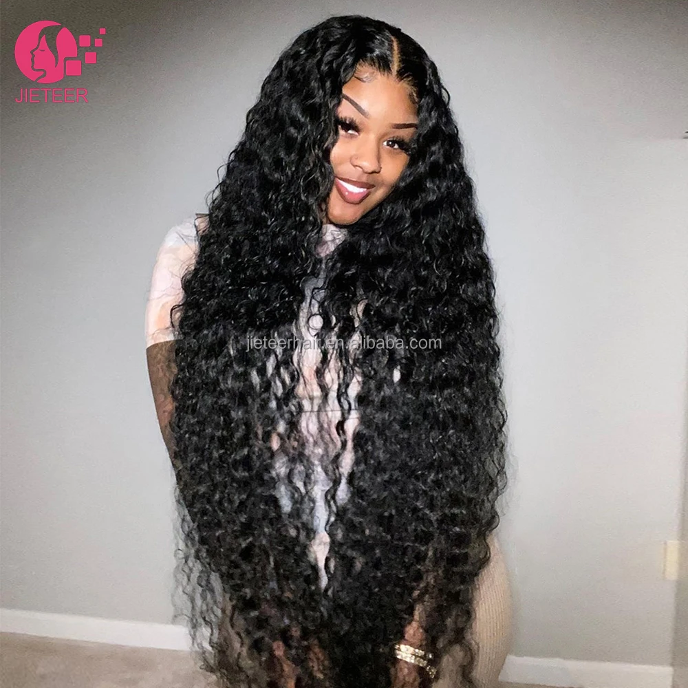 

Free Shipping Wholesale Brazilian Virgin Hair HD Lace Front Wigs Deep Wave Virgin Human Hair Lace Front Wigs For Black Women