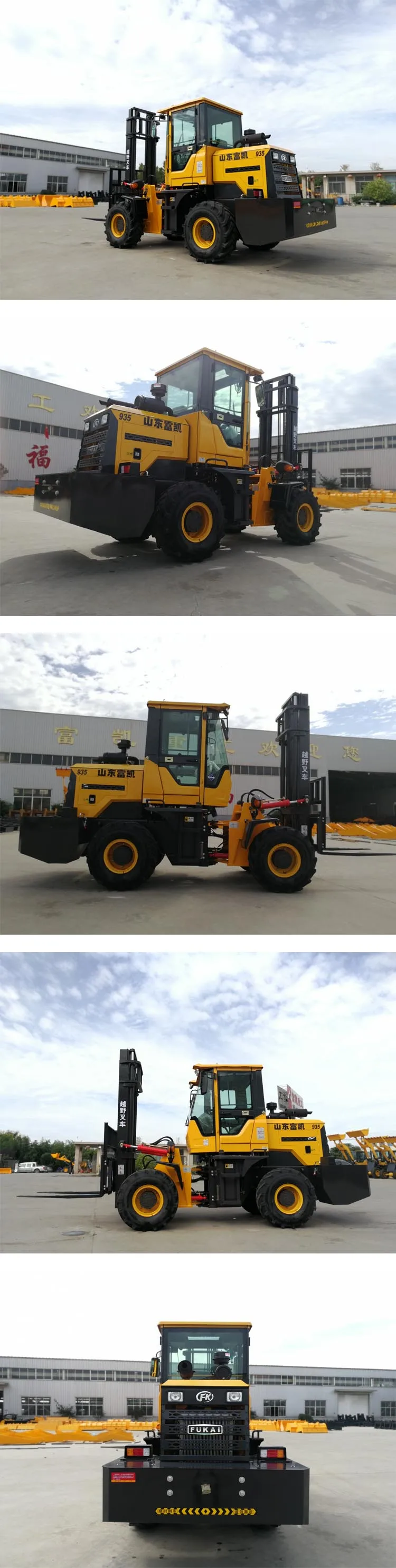 Snsc Customized 3.5 Tons Lpg Forklift With 3 - Stage Mast 