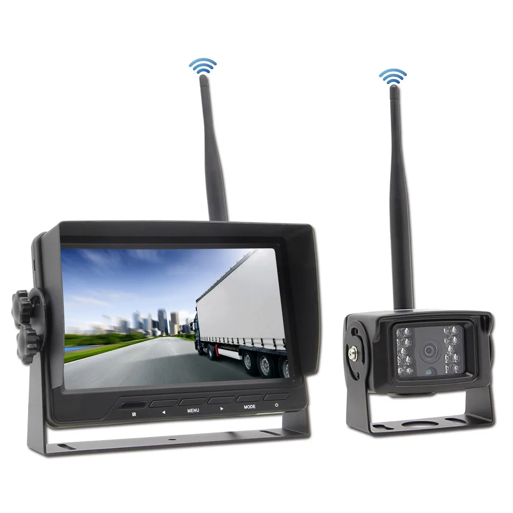 12v 24v Truck Wireless Camera System 7'' Wireless Backup Camera System ...