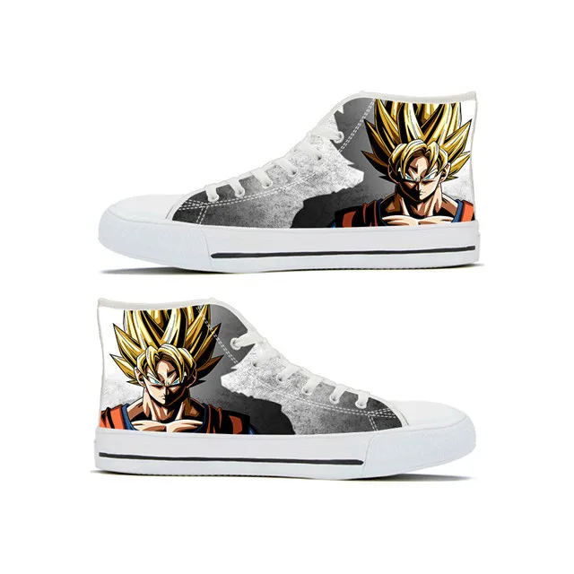 

Manufacturer Custom Japanese Anime Printed Kids Vulcanized Shoes Boys Girls Canvas High Top Soft Casual Sneakers, Customized color