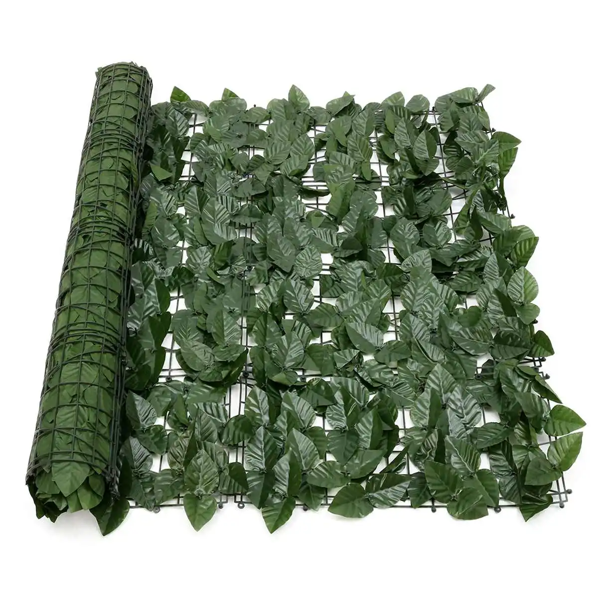 

0.5*1M Artificial Hedges Faux Ivy Leaves Fence Screen Vine Plants Garden Decoration Home Outdoor Backyard Artificial Fence Rolls