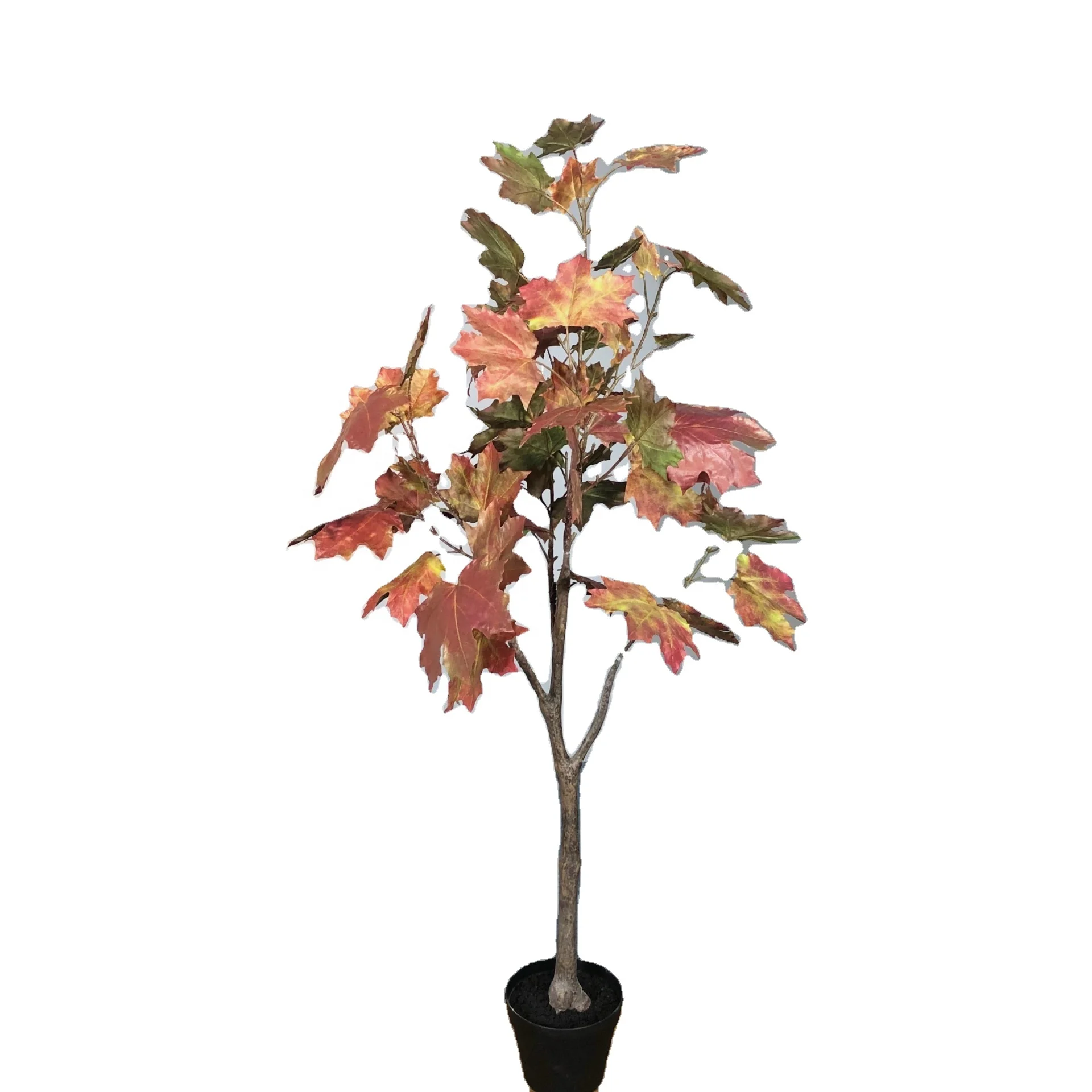 

small artificial maple tree ins indoor home decor nordic style plants