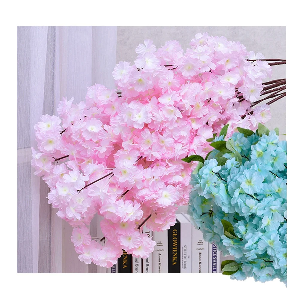 Indoor Wedding Table Decoration Plastic Cherry Blossom Centerpieces for Sale