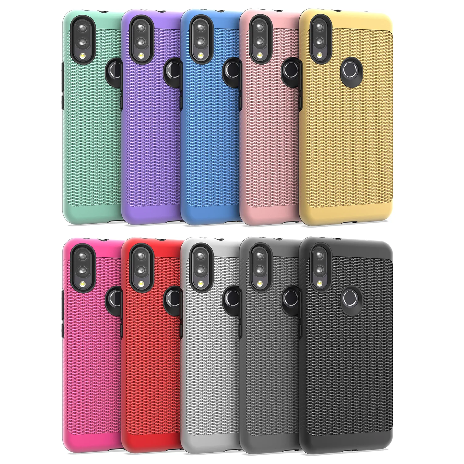 

Mobile Phone Accessories Back Cover Case Woven Design Fashion Phone Case For Alcatel 3v