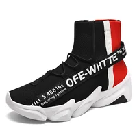 

2019 Wholesale Dropship Brand Logo Custom Men Plus Big Size Sports Trainers Sock Sneakers Running Shoes