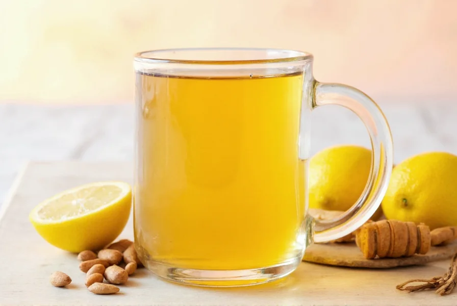 ginger tea honey and lemon