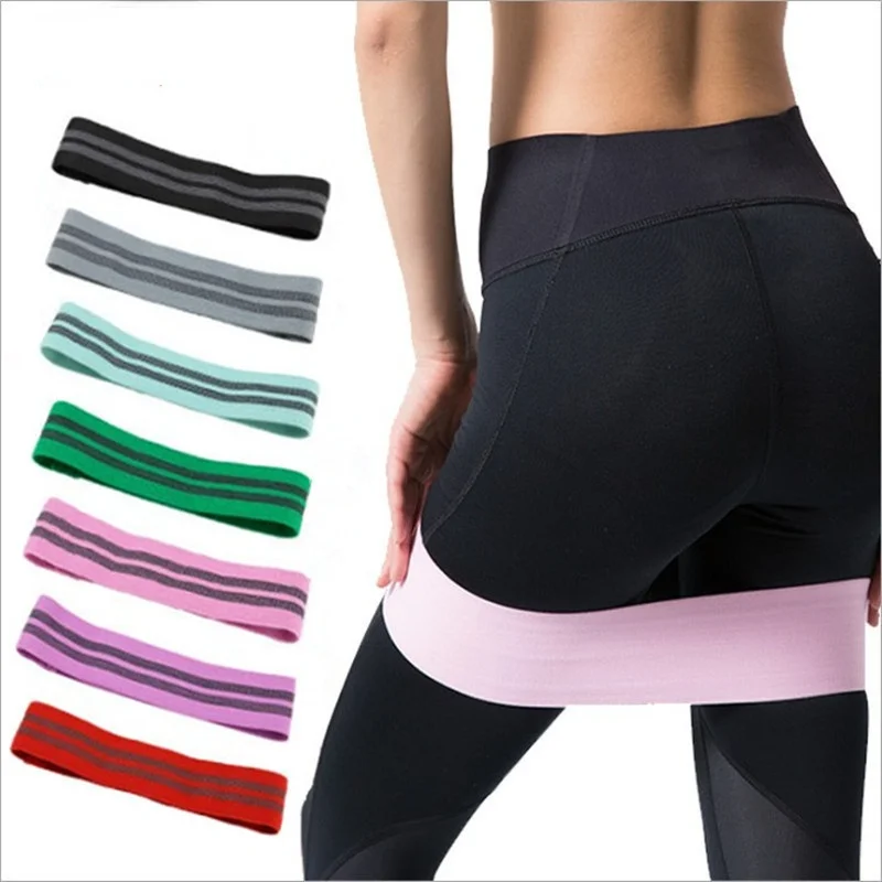 

2021 New Hip Resistance Bands Exercise Elastic Loop band Set Anti Slip Fitness Bands Physical Therapy Stretching Practicing, Colors