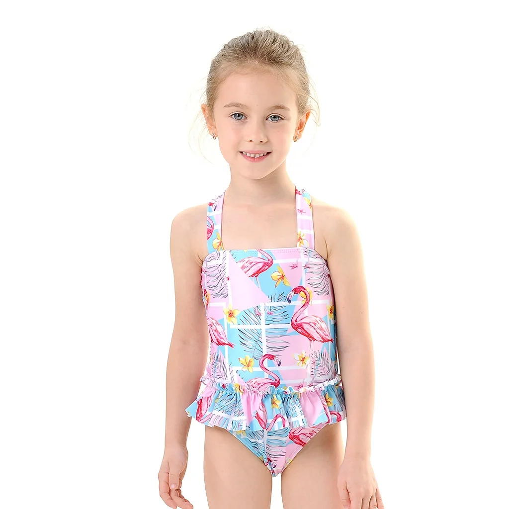 

Hot Sale One piece children's swimsuit travel and holiday swimsuit prints baby swimwear kids bathing suits PRD82027