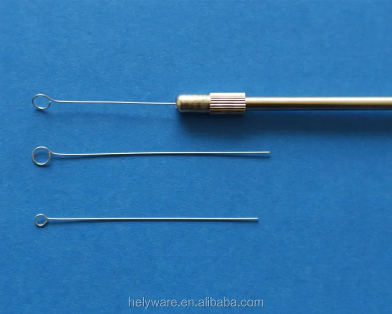1 2 3 4 5 6mm Lab Use Reusable Nichrome Inoculating Loop For