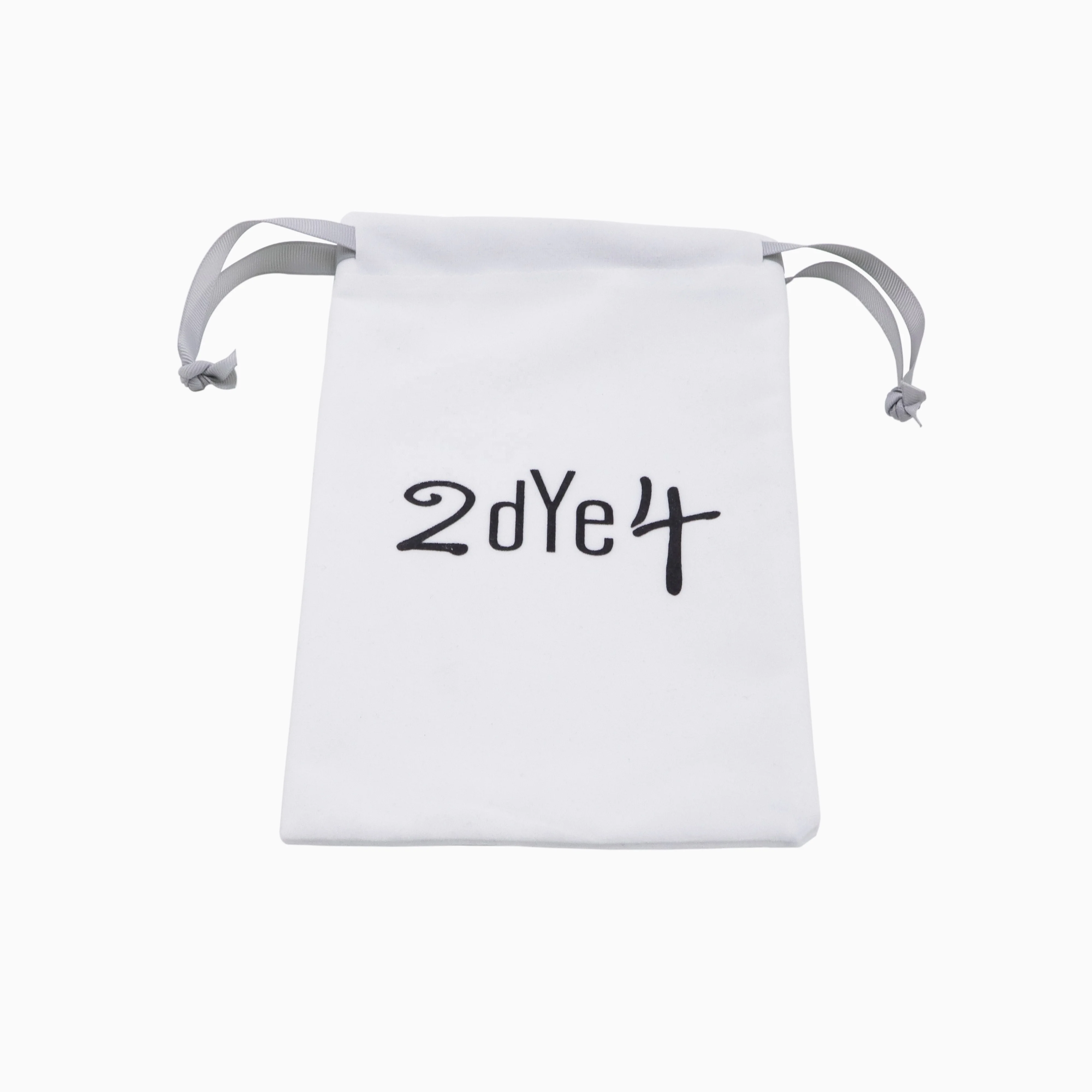 

White Drawstring Pouch Bag Small Suede Bag Velvet Jewelry Pouch, Customized color