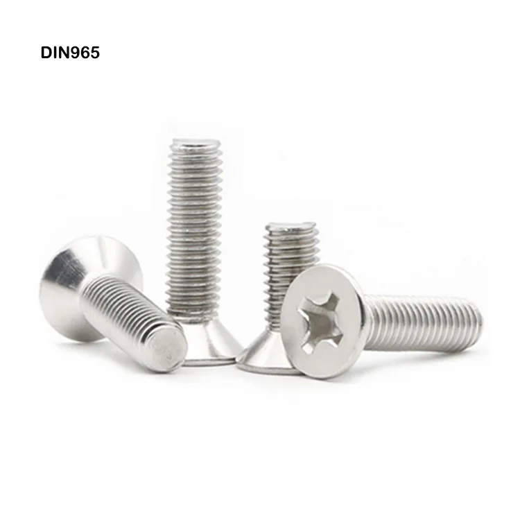 
DIN 965 Stainless Steel Screws M10 M8 M7 M6 M5 M4 M3 M2 