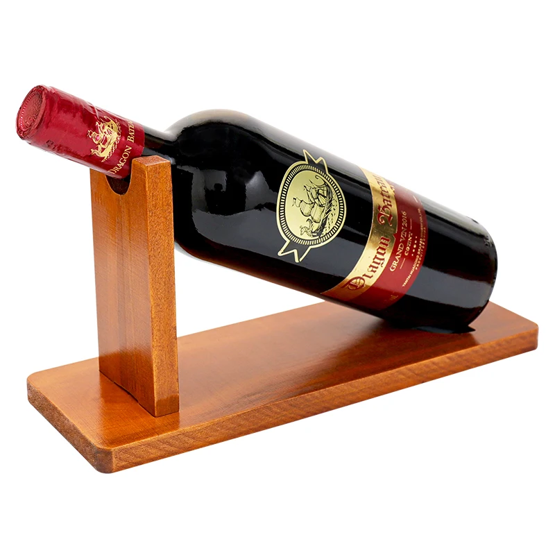 

Creative European retro style wooden wine organizer rack home desktop wine rack wooden crafts, Vintage copper