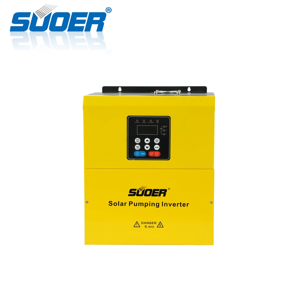 Suoer 24V 230V 3000W 3KW PV input hybrid solar power inverter built-in PWM solar charge controller