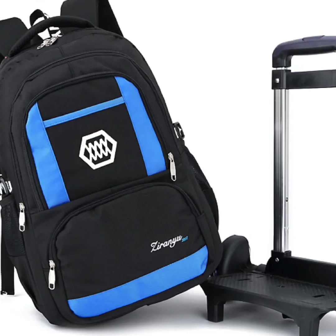 Kids Trolley School Bags With Stair Climbing Wheels Trolley Backpacks