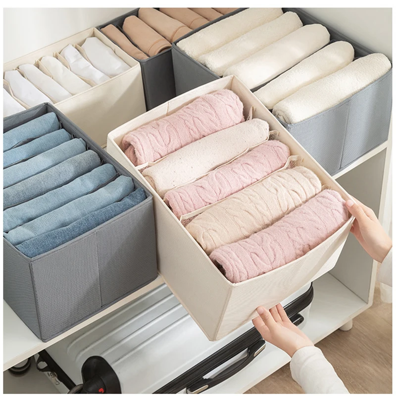 

Amazon Hot Sale Clothes Storage Box Drawer Clothes Organizer Pants Shirts Folding Jeans Storage Box