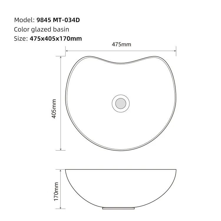 coloured-bathroom-sinks-9845-MT-034D-technical-line-drawing-dimension-plan-side-elevation coloured-bathroom-sinks-9845-MT-034D-technical-line-drawing-dimension-plan-side-elevation