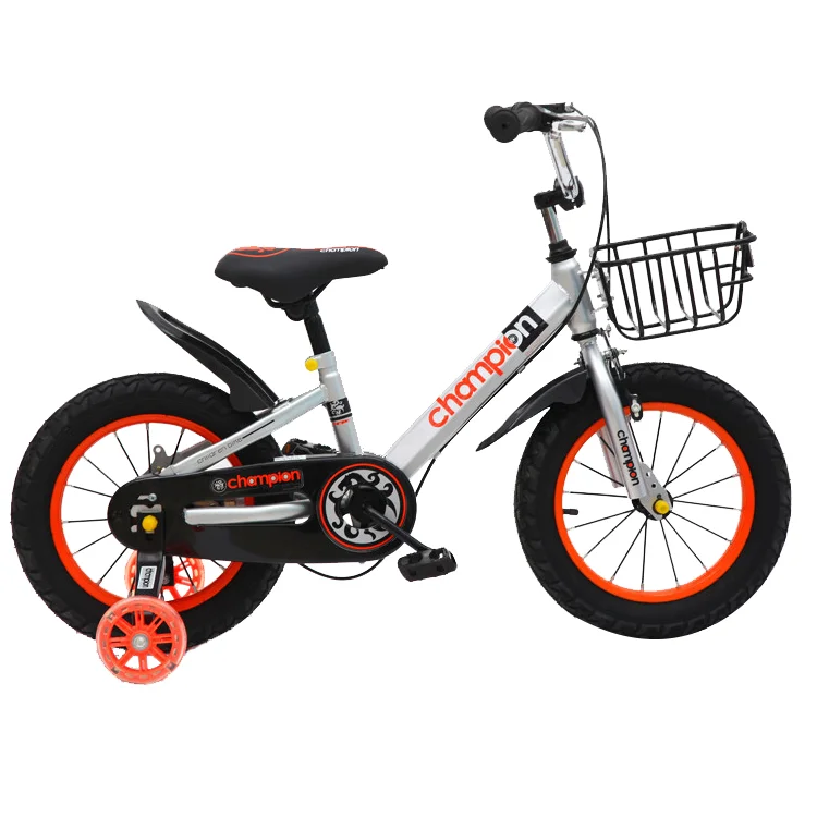 Vélo Enfant 14 Pouces Avec Roues Stabilisatrices - Pour 3-6 Ans, Réglable En Hauteur - Acier Carbone, Freins Doubles