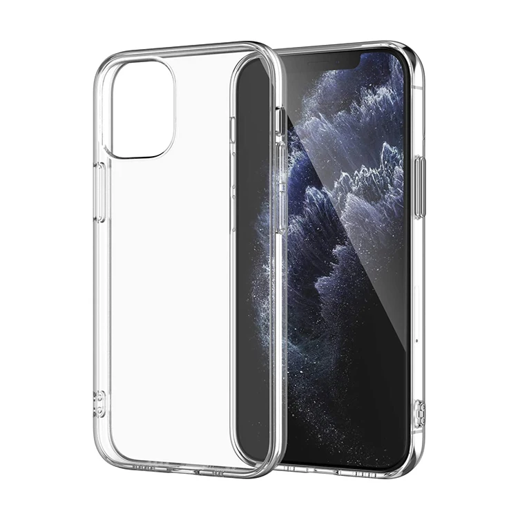 

For Iphone 12 Case Shockproof Thin Transparent Crystal Clear Tpu Bumper Phone Case Back Cover For iPhone 11 12 Pro Max