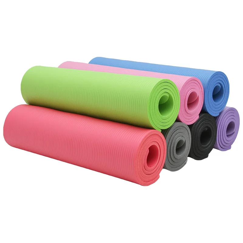 

6mm,8mm,10mm, NBR Material Sport Thick Yoga Mat for fitness,Pilates Gymnastics Mats Massage pad Exercise mat For Beginner