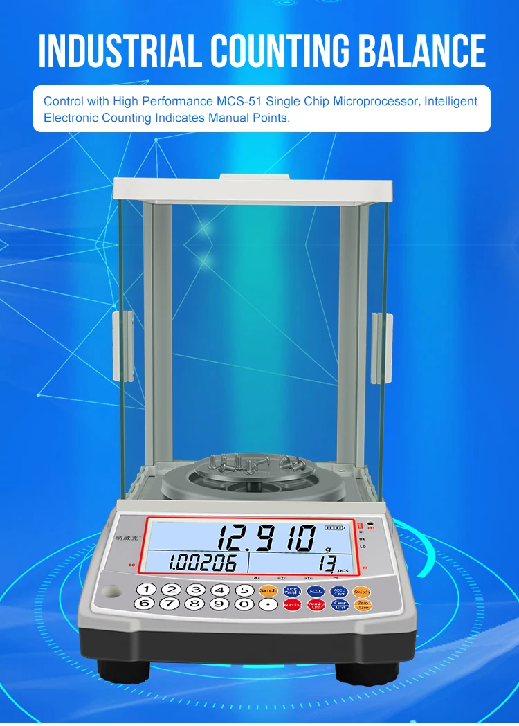 0.001g Accuracy 100-800 g Lab Analytical Counting Balance High Precision Balance Scale for Lab/Medicine