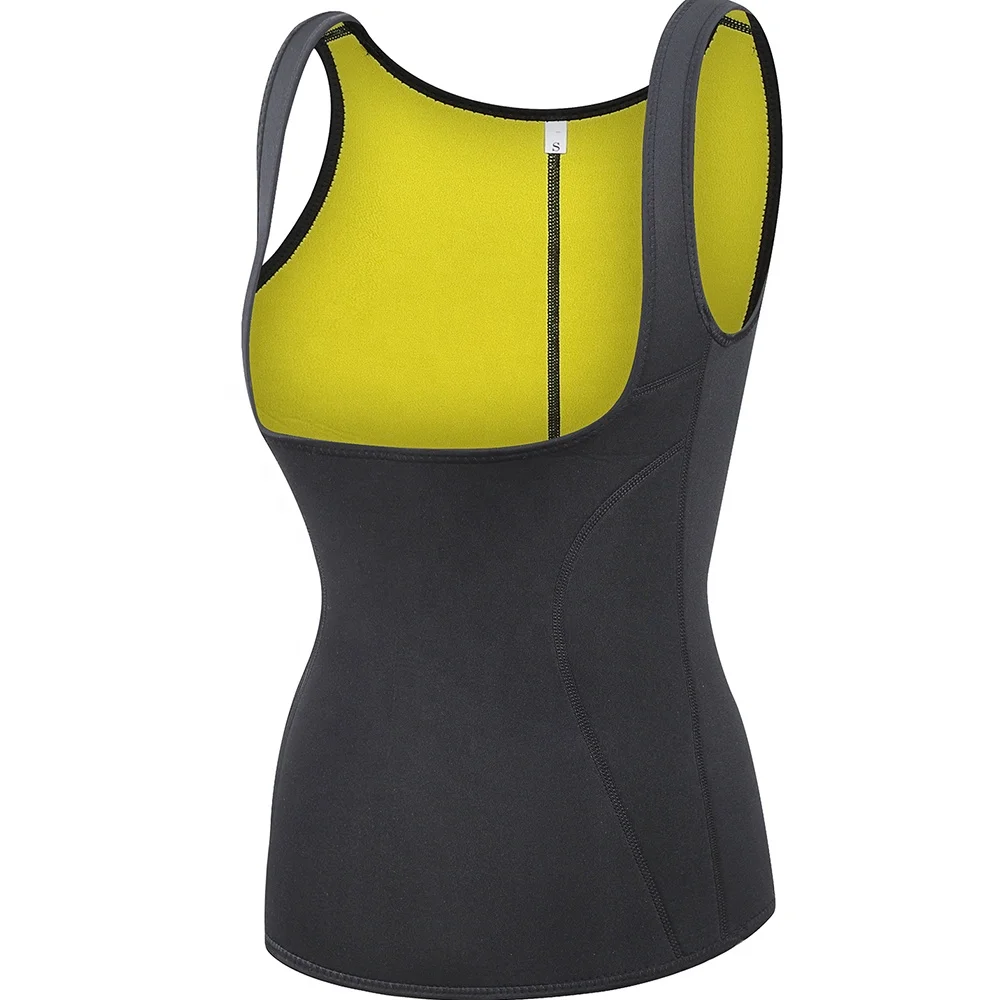 

Factory Wholesale Women Neoprene Corset Slim Sportswear Sauna Vest Slimming Vest Without Sleeves