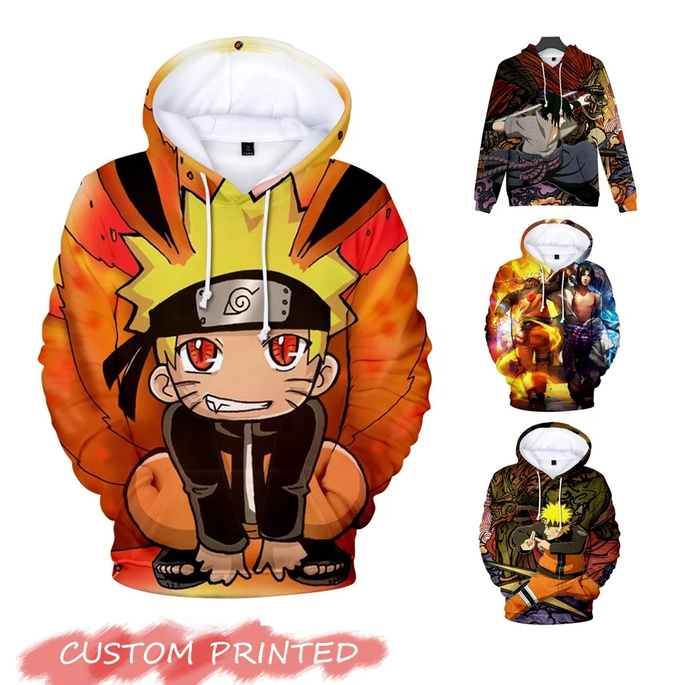 

Wholesale Custom Anaurto 3D Printed Design Sweatshirt Breathable Boys Clothes Men's Hoodies