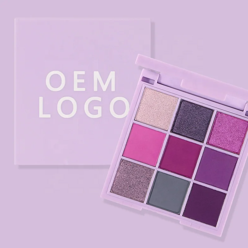 

custom your own brand cosmetic pigment new 9 eyeshadow palette no logo