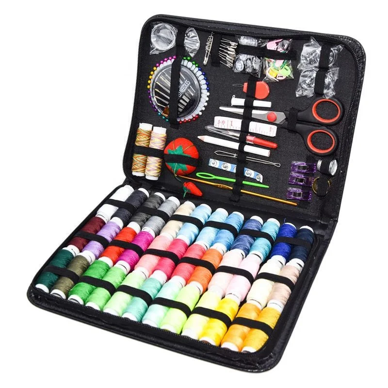 

183pcs Simple and Practical Home Travel Good Quality Sewing Kit Clothes Repair Easy to Carry Sew Kits