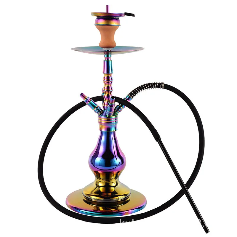 

New Model Shisha Pipe Colorful Stainless Steel Huka Hookah
