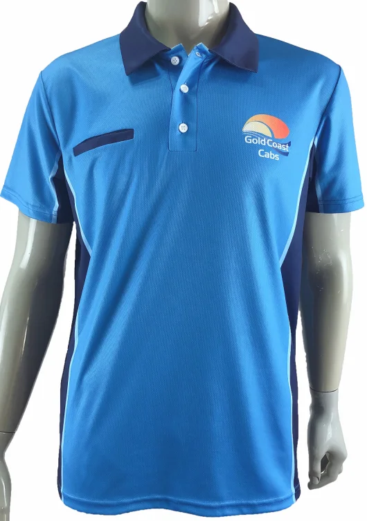 
OEM custom short sleeve polo shirt high quality work wear uniform for unisex 100% polyester advertisement shirt for business 