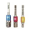 3Pcs Hex Shank Impact Grade Socket Adapter Driver Extension Drill Bits Bar for Holding 1/4" 3/8" 1/2" Sockets