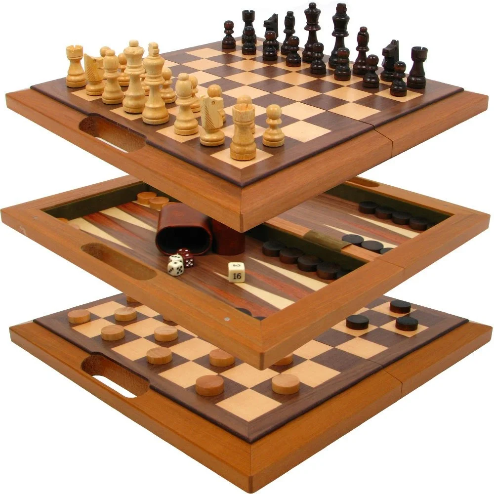 

game board wooden backgammon set