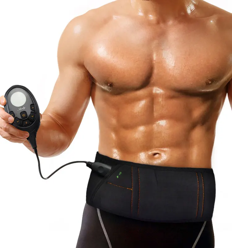 

Home Gym Training Abs Toner Belt Abdominal Electric Pluse Muscle Stimulator Body Slimming Abs Toning Belt Rechargable