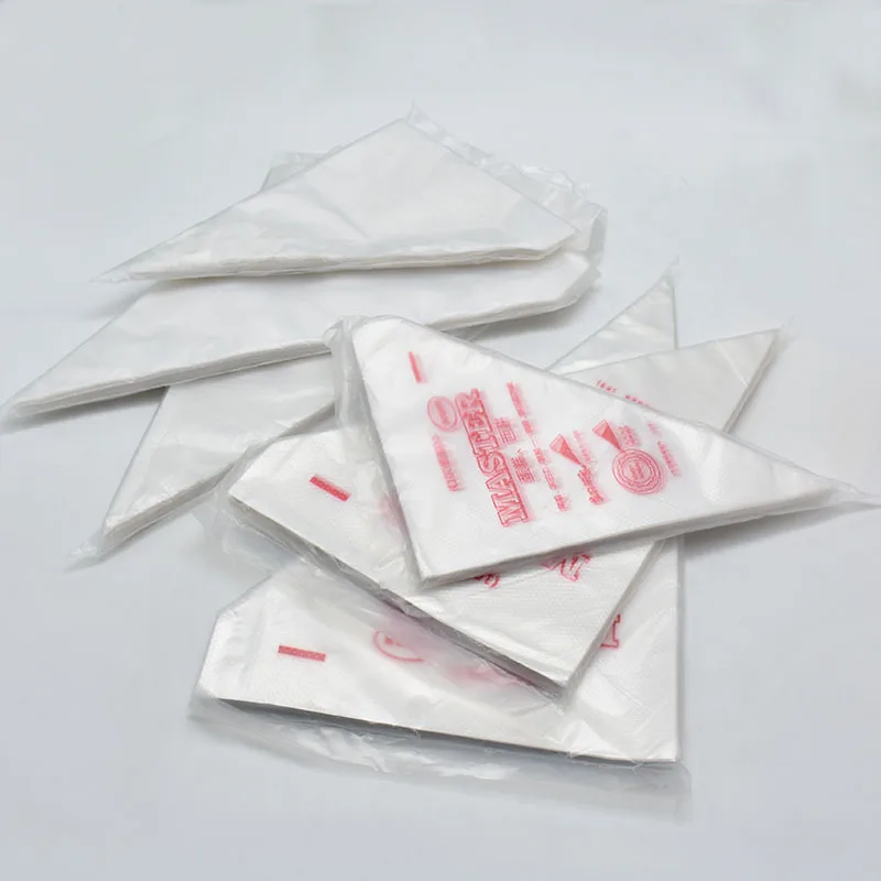 

100 pcs/set 12 Inch Disposable Icing Piping Bags Cake Decorating Tools Small Disposable Cream Pastry Bag, Clear