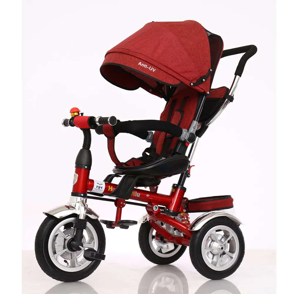 

New arrival multi-functional 3 in 1 luxury lockable and 360 degree freely swivel toddler baby pushchair pram