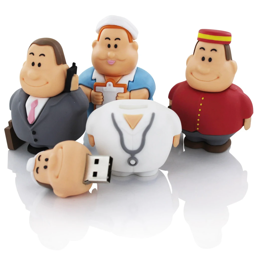 

The Best Promotional Gift USB Flash Drive Support Custom Shape Soft PVC USB Disk Pendrive