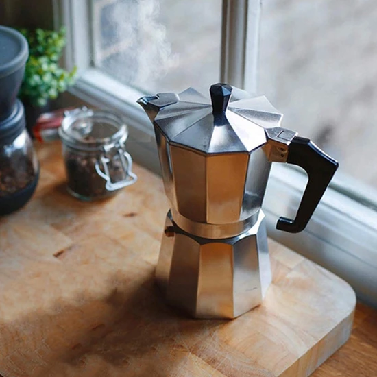 

Cafe Home Used Several Capacity Italian Turkish Arabic Moka Pot Coffee Maker / Portable Aluminum Moka Pot Espresso Coffee Pot