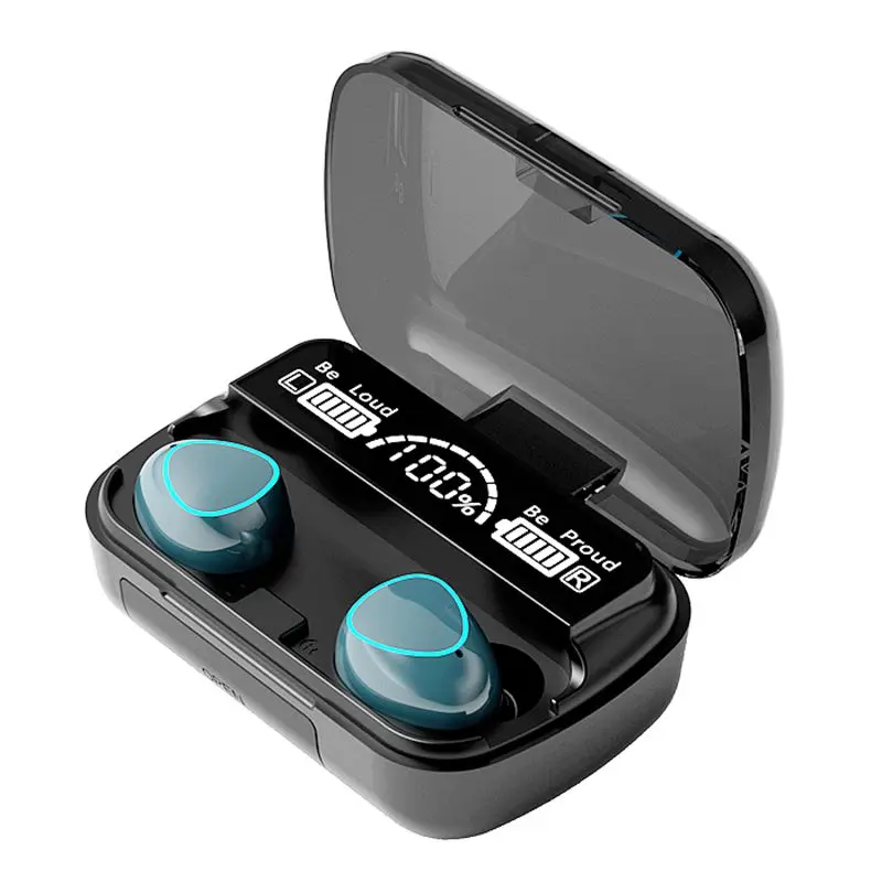 M10 Tws Wireless Earphones With Mic Sports Waterproof Touch Control ...