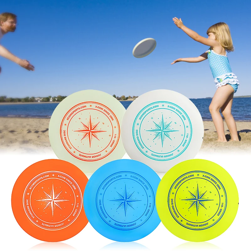 

Outdoor Beach Play Toy Family Water Sports Wquipment Professional Ultimate Flying Disc Toy, White/orange/green