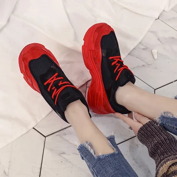 custom red shoes